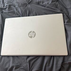 HP Silver Laptop Sleek Design Modern Finish